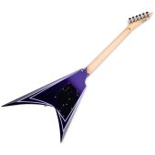 ESP LTD Alexi Laiho Hexed Lefty Guitar Purple Faded Pinstripes B-Stock, LALEXIHEXEDLH