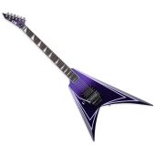 ESP LTD Alexi Laiho Hexed Lefty Guitar Purple Faded Pinstripes B-Stock, LALEXIHEXEDLH