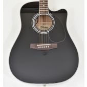 Takamine EF341SC Acoustic Guitar in Black B Stock, TAKEF341SC