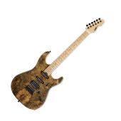 ESP Snapper Custom Guitar Buckeye Burl Natural, ESNAPCTMMBUCKBNTL