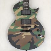 ESP LTD EC-1000 Guitar Woodland Camo Satin B-Stock 1235, LEC1000WCS