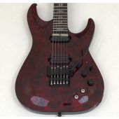 Schecter C-1 FR-S Apocalypse Guitar Red Reign B Stock 1670, 3057