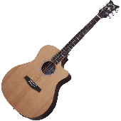 Schecter Deluxe Acoustic Guitar in Natural Satin Finish, 3715