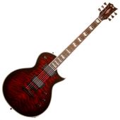 ESP E-II Eclipse QM STBCSB See Through Black Cherry Sunburst Quilted, EIIECQMSTBCSB