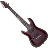 Schecter Hellraiser C-7 Left-Handed Electric Guitar Black Cherry, 1796