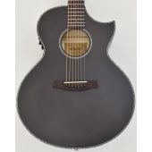 Schecter Orleans Stage-7 String Acoustic Guitar in See Thru Black Satin, 3709