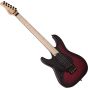 Schecter Miles Dimitri Baker SVSS Left Handed Electric Guitar Crimson Red Burst Satin, SCHECTER2136