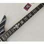 Schecter Synyster Custom-S Guitar Gloss Black Silver Pin Stripes B-Stock 0530, SCHECTER1741