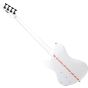 Schecter Simon Gallup Ultra Spitfire Bass White with Red Lion, 2254