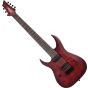 Schecter Sunset-7 Extreme Lefty Guitar Scarlet Burst, 2577