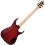 Schecter Sunset-7 Extreme Lefty Guitar Scarlet Burst, 2577