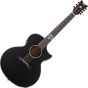 Schecter Regulo Caro-7 Acoustic Electric Guitar Satin Black, 3719