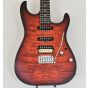 Schecter USA Sunset Custom-II HSS Guitar Tiger Eye Satin, 7156