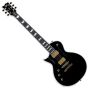 ESP LTD Deluxe EC-1000 Fluence Lefty Black Guitar, LEC1000BLKF