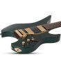 Schecter Synyster Gates Custom 7 TR Headless Guitar Oak Green Metallic, 2111