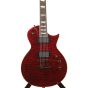 ESP Eclipse-II QM w/Case See Thru Black Cherry Electric Guitar, EECLSTDSTBC