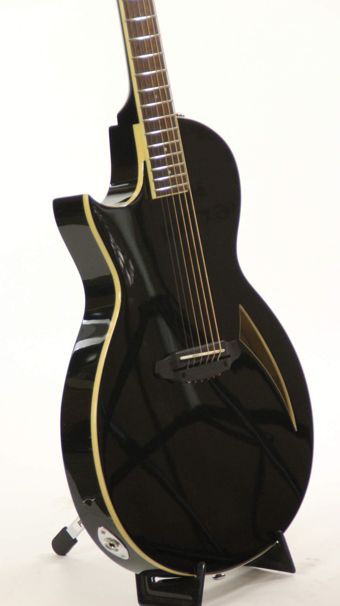 ESP LTD TL-6 BLK Thinline Black Left Handed Electric Acoustic Guitar ...